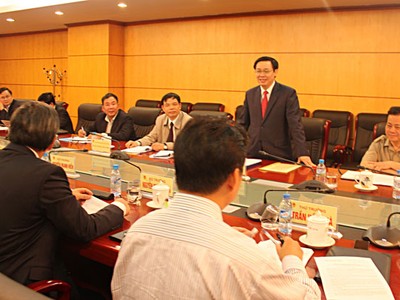 Trưởng Ban Kinh tế Trung ương làm việc với Bộ Tài nguyên và Môi trường